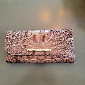 Brahmin wallet, with checkbook insert.
